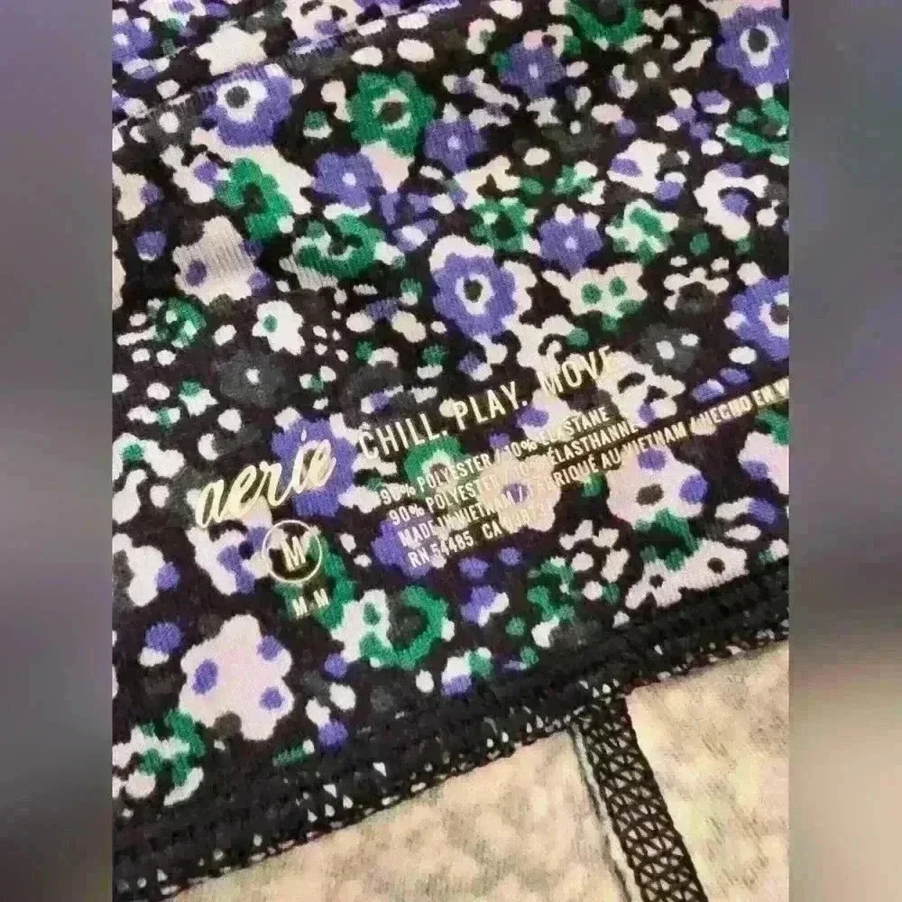 Aerie Floral Chill Play Leggings